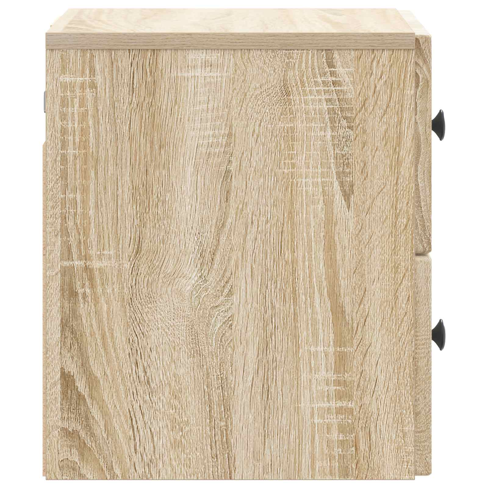 vidaXL Wall-Mounted Bedside Cabinet Sonoma Oak 33 x 34.5 x 40 cm 6
