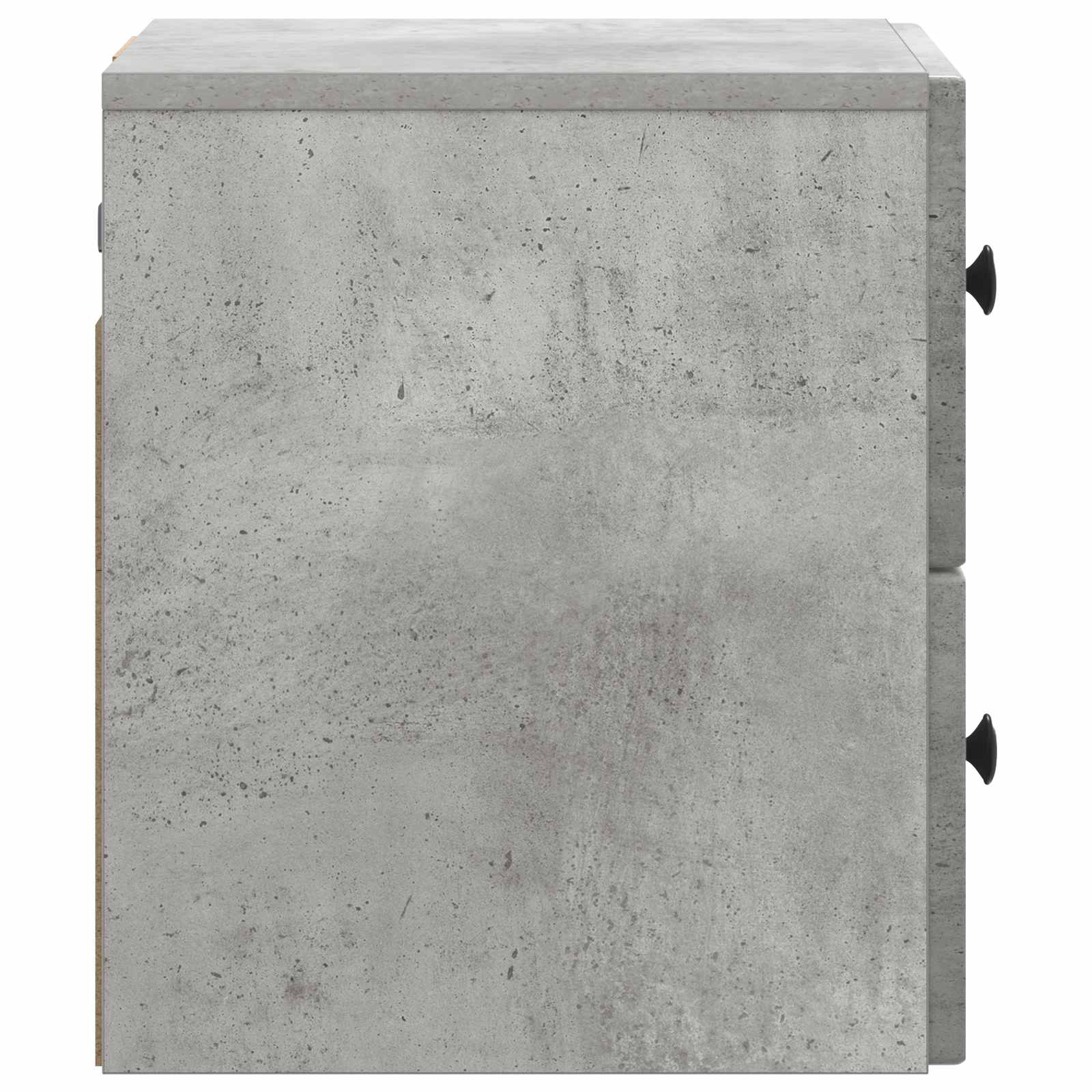 vidaXL Wall-Mounted Bedside Cabinet Concrete Grey 33 x 34.5 x 40 cm 6