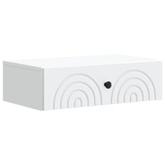 vidaXL Wall-Mounted Side Table White 59 x 34.5 x 17 cm Engineered Wood 2