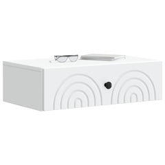 vidaXL Wall-Mounted Side Table White 59 x 34.5 x 17 cm Engineered Wood 3