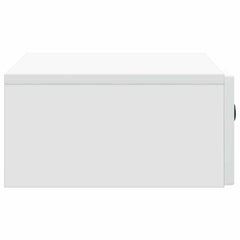 vidaXL Wall-Mounted Side Table White 59 x 34.5 x 17 cm Engineered Wood 6
