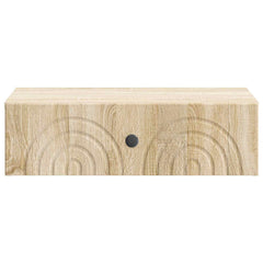 vidaXL Wall-Mounted Side Table 59 x 34.5 x 17 cm Engineered Wood 5