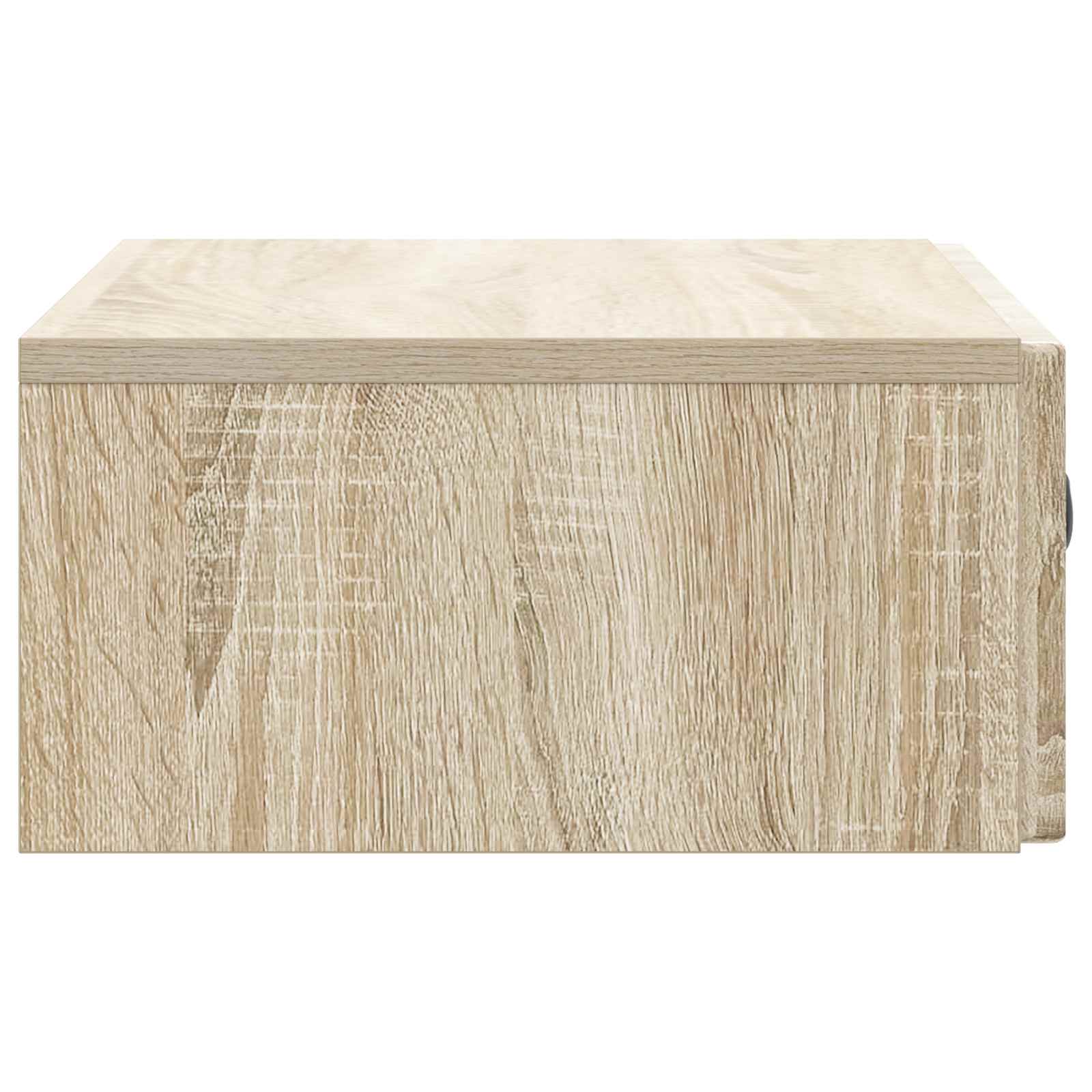 vidaXL Wall-Mounted Side Table 59 x 34.5 x 17 cm Engineered Wood 6