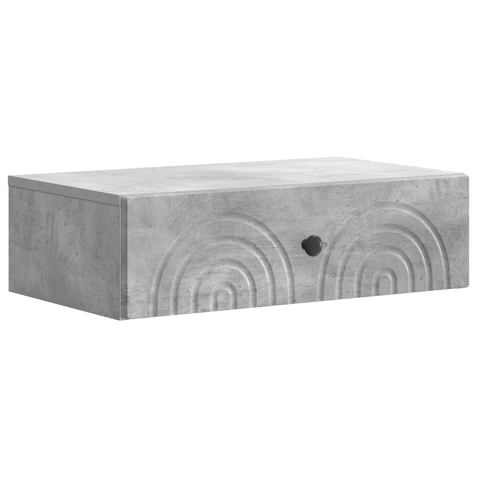 vidaXL Wall-Mounted Side Table 59 x 34.5 x 17 cm Engineered Wood 2