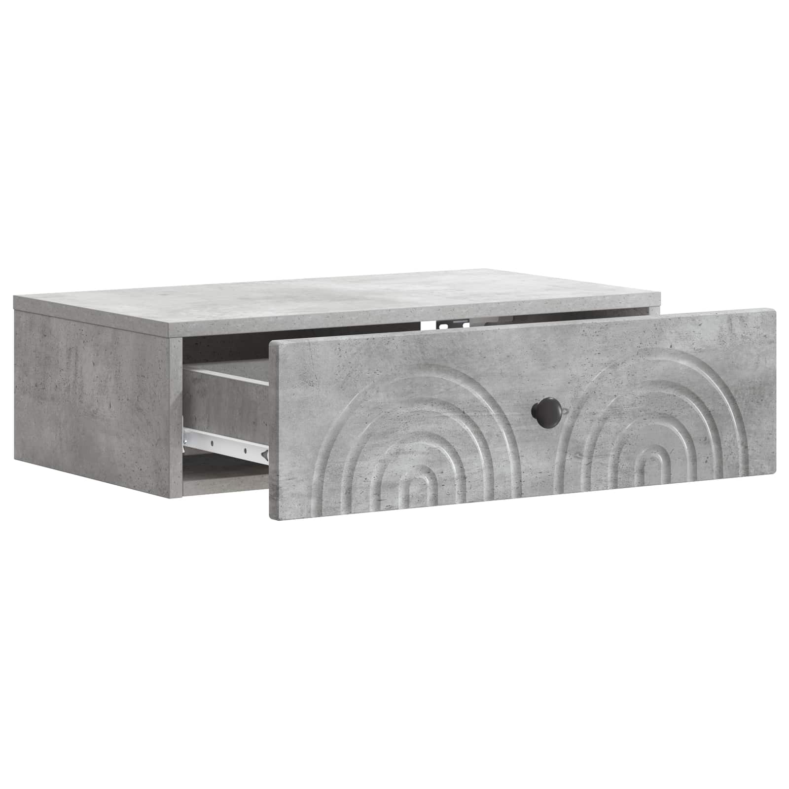 vidaXL Wall-Mounted Side Table 59 x 34.5 x 17 cm Engineered Wood 4