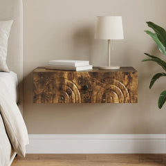 vidaXL Wall-Mounted Side Table 59 x 34.5 x 17 cm Engineered Wood 1
