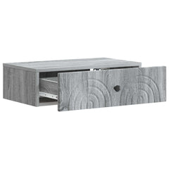 vidaXL Wall-Mounted Side Table 59 x 34.5 x 17 cm Engineered Wood 4