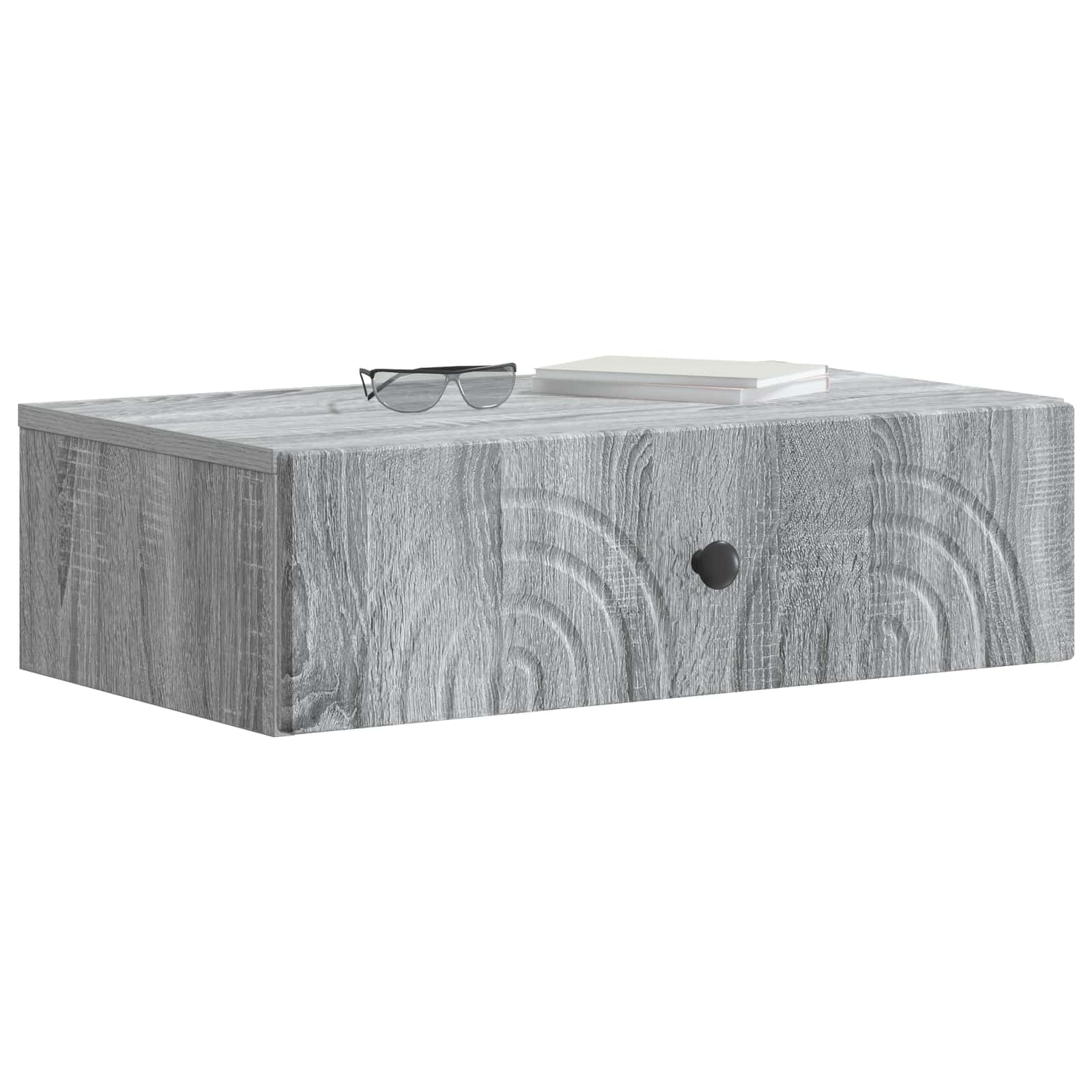 vidaXL Wall-Mounted Side Table 59 x 34.5 x 17 cm Engineered Wood 3