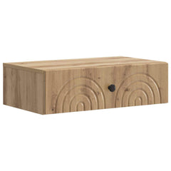 vidaXL Wall-Mounted Side Table 59 x 34.5 x 17 cm Engineered Wood 2