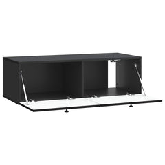 vidaXL Wall-Mounted TV Cabinet Black 99 x 41 x 30 cm Engineered Wood 5