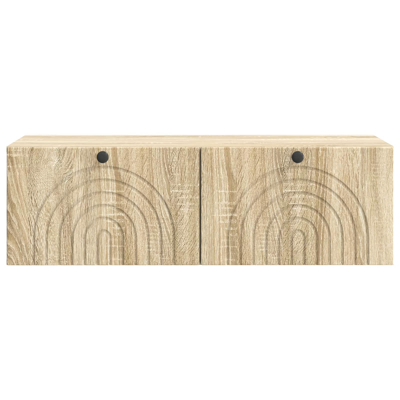 vidaXL Wall-Mounted TV Cabinet Wall-mounted Sonoma Oak 98 x 41 x 30 cm 6