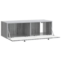 vidaXL Wall-Mounted TV Cabinet Grey Sonoma 99 x 41 x 30 cm 5