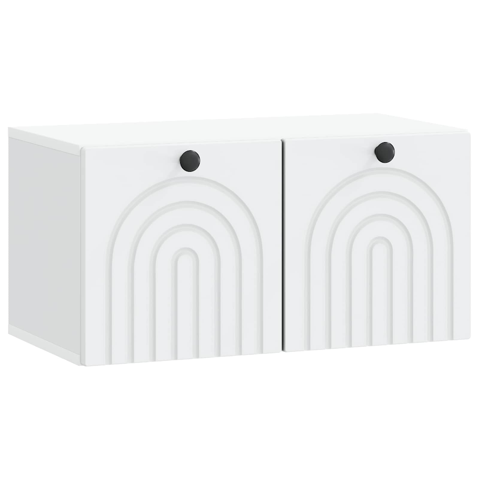vidaXL Wall-Mounted TV Cabinet White 59.5 x 31 x 30 cm Engineered Wood 2