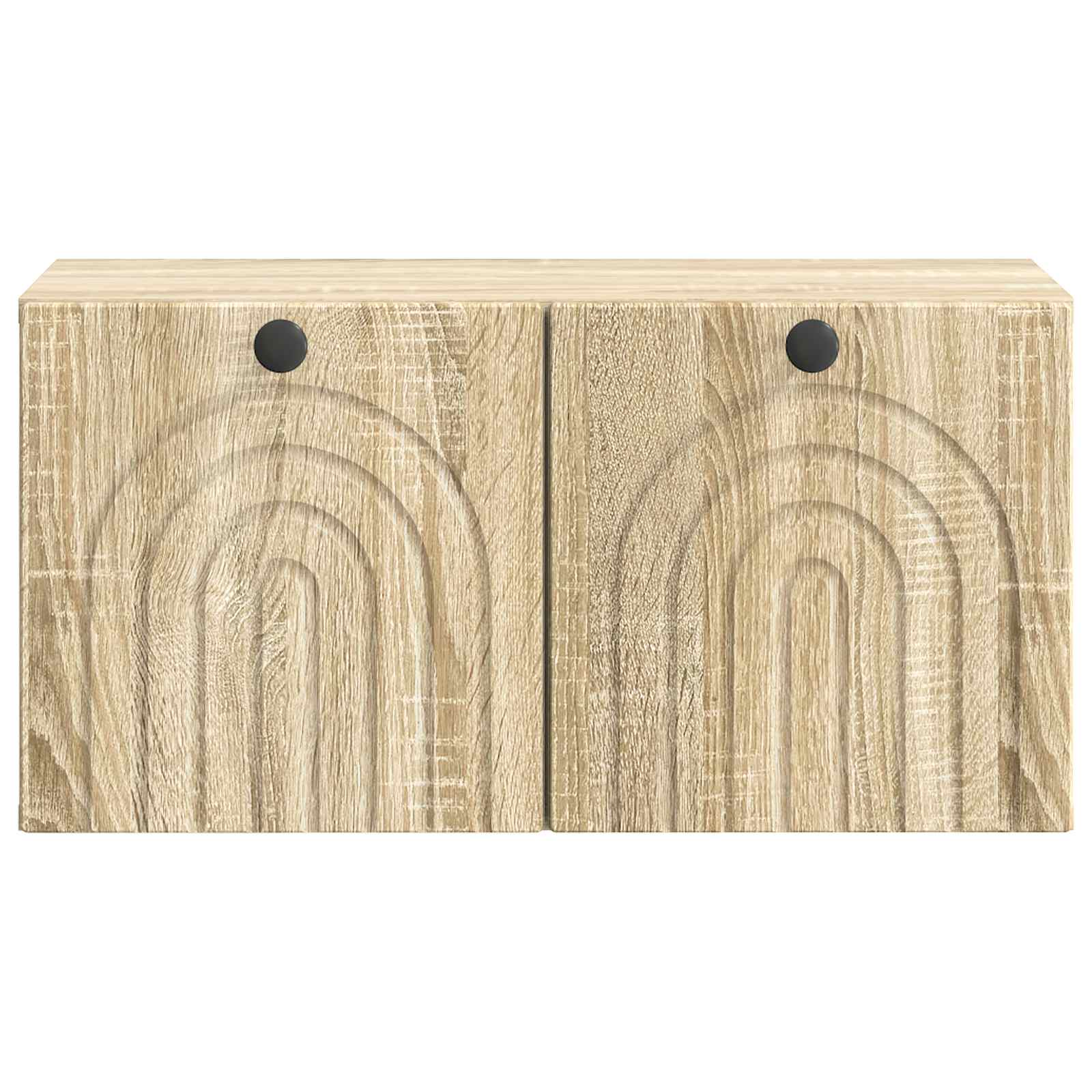vidaXL Wall-Mounted TV Cabinet Sonoma Oak 59.5 x 31 x 30 cm 6