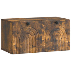 vidaXL Wall-Mounted TV Cabinet Smoked Oak 59.5 x 31 x 30 cm 2