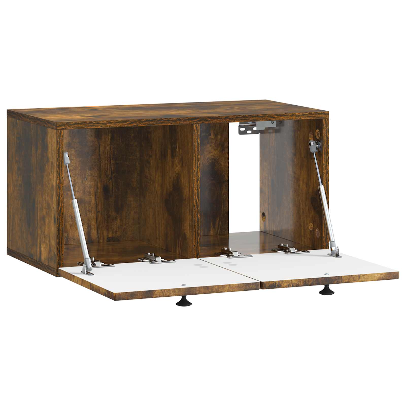 vidaXL Wall-Mounted TV Cabinet Smoked Oak 59.5 x 31 x 30 cm 5