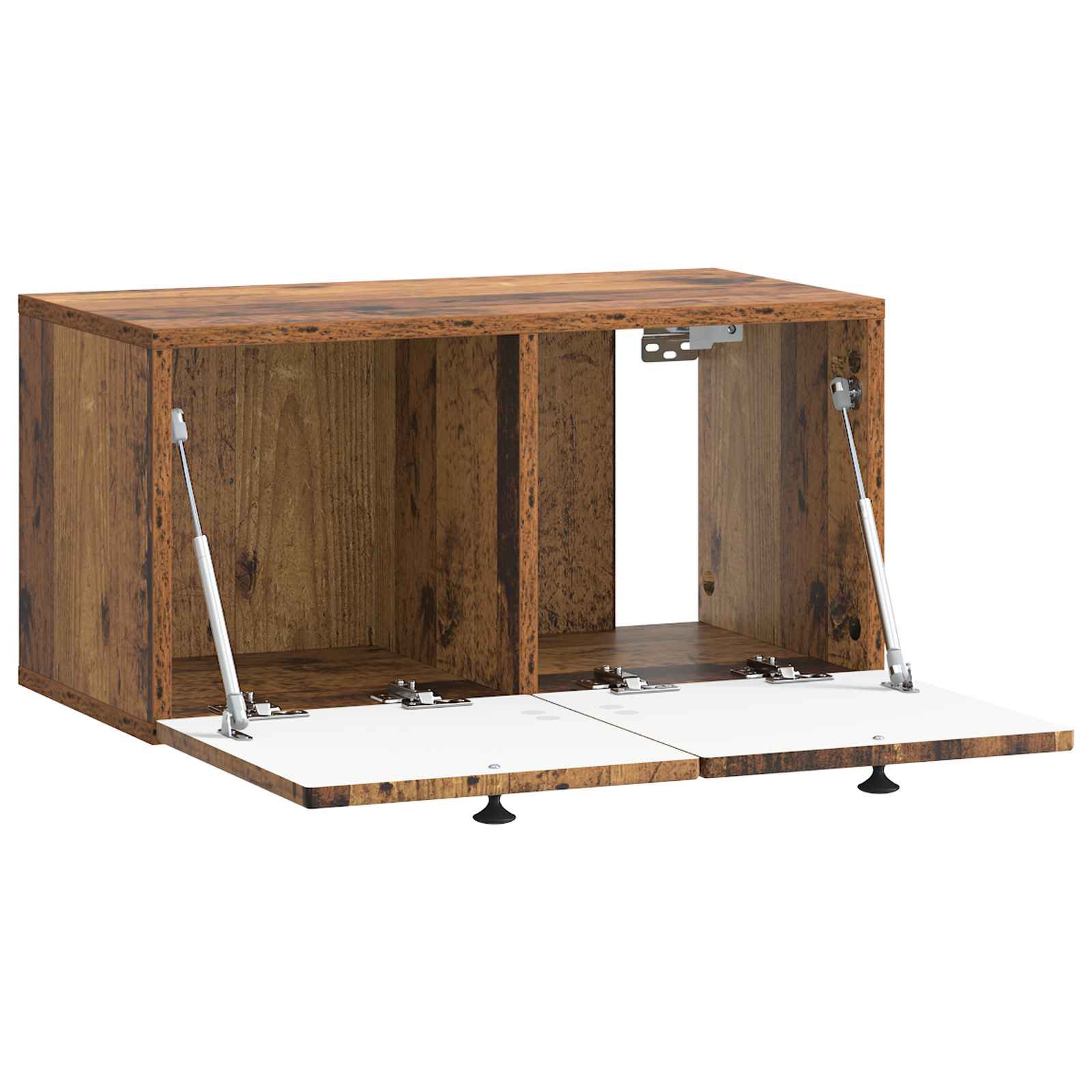 vidaXL Wall-Mounted TV Cabinet Wall-mounted Old Wood 59.5 x 31 x 30 cm 5