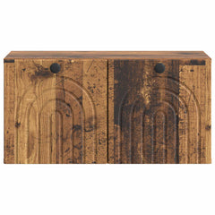 vidaXL Wall-Mounted TV Cabinet Wall-mounted Old Wood 59.5 x 31 x 30 cm 6