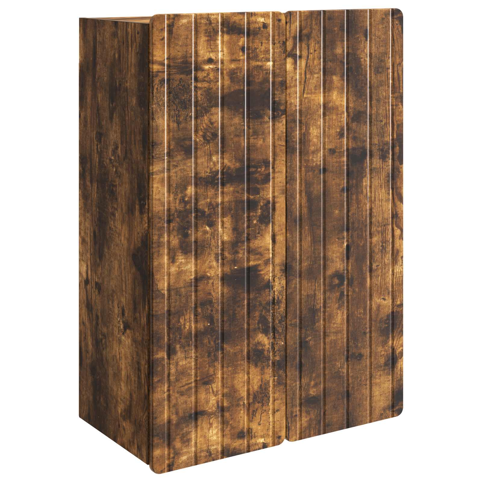 vidaXL Wall-Mounted Cabinet Smoked Oak 66 x 34.5 x 92 cm 2