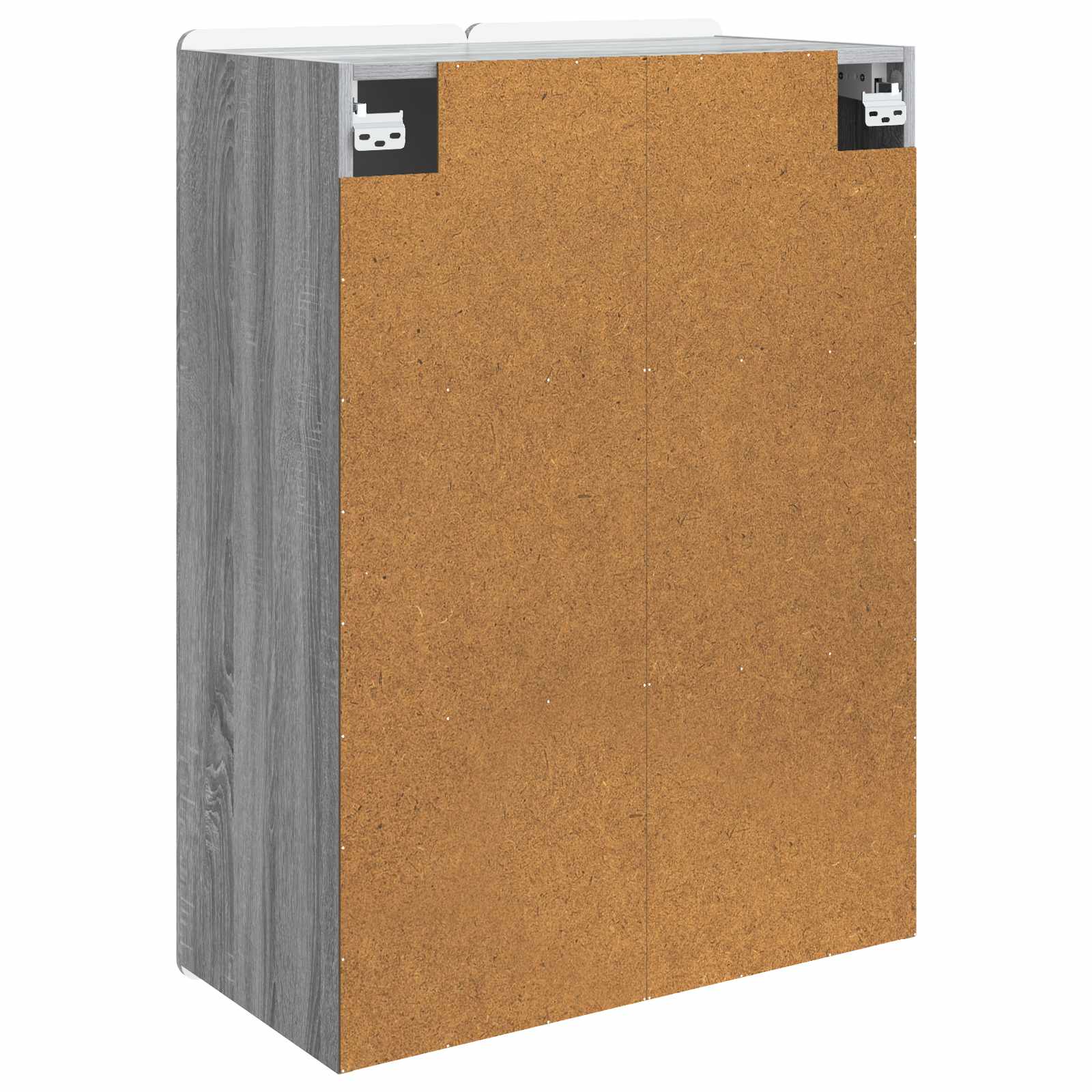 vidaXL Wall-Mounted Cabinet Grey Sonoma 66 x 34.5 x 92 cm 6