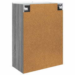 vidaXL Wall-Mounted Cabinet Grey Sonoma 66 x 34.5 x 92 cm 6