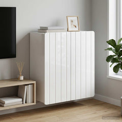 vidaXL Wall-Mounted Cabinet High Gloss White 59 x 31 x 64 cm 1