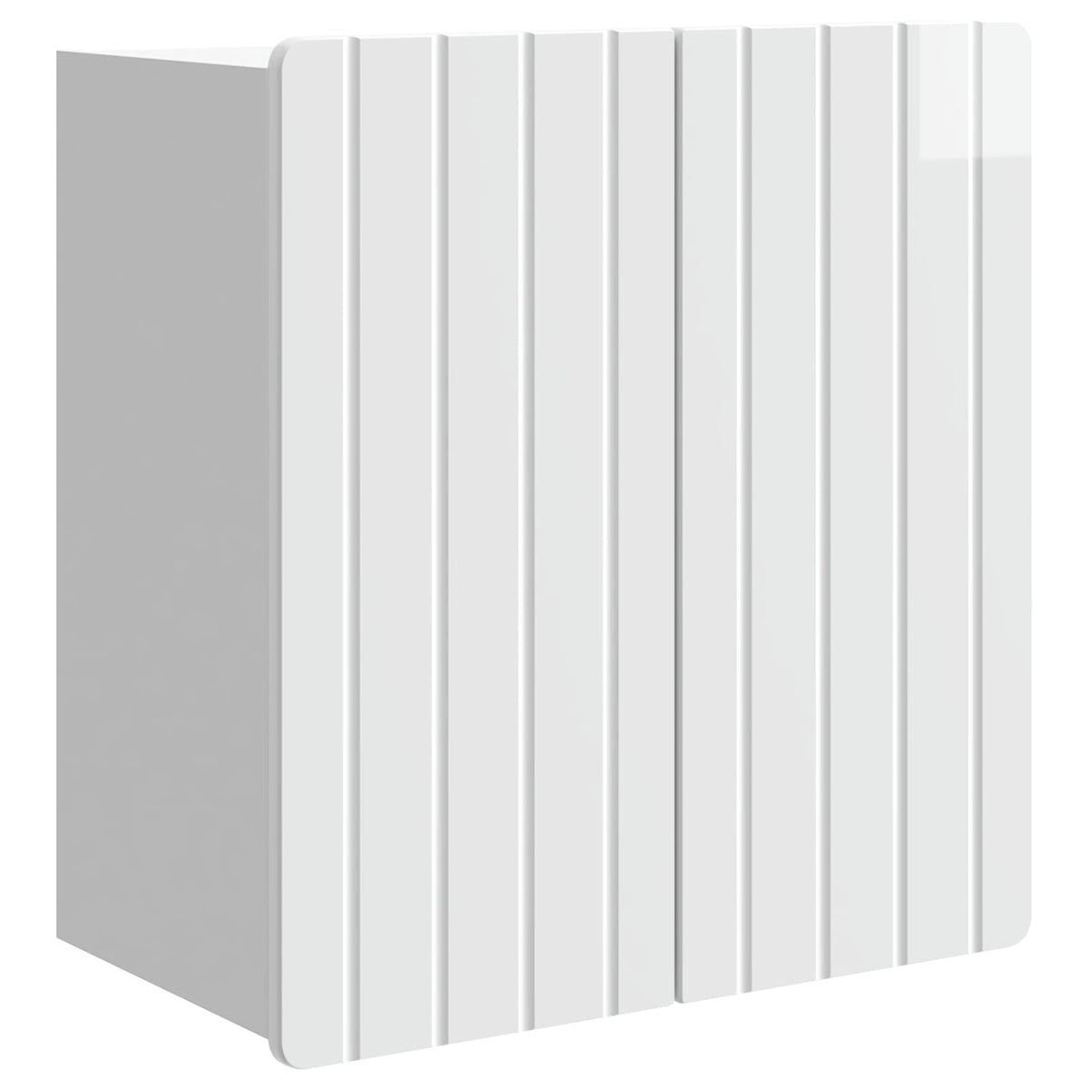 Wall-Mounted Cabinet 59 x 31 x 64 cm Engineered Wood Depth 31 cm High gloss white