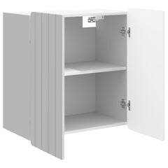 vidaXL Wall-Mounted Cabinet High Gloss White 59 x 31 x 64 cm 3