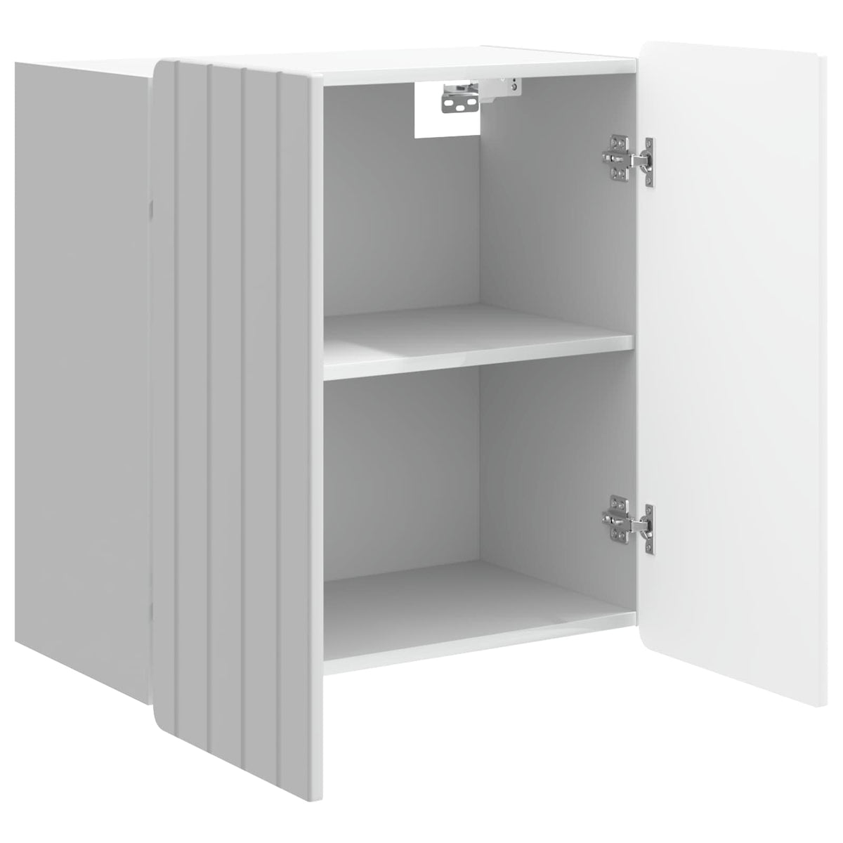 Wall-Mounted Cabinet 59 x 31 x 64 cm Engineered Wood Depth 31 cm High gloss white