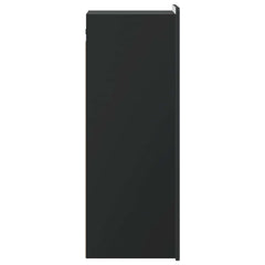 vidaXL Wall-Mounted Cabinet Black 33 x 34.5 x 94 cm Engineered Wood 5