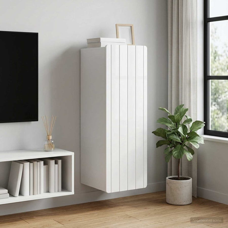 Wall-Mounted Cabinet Engineered Wood