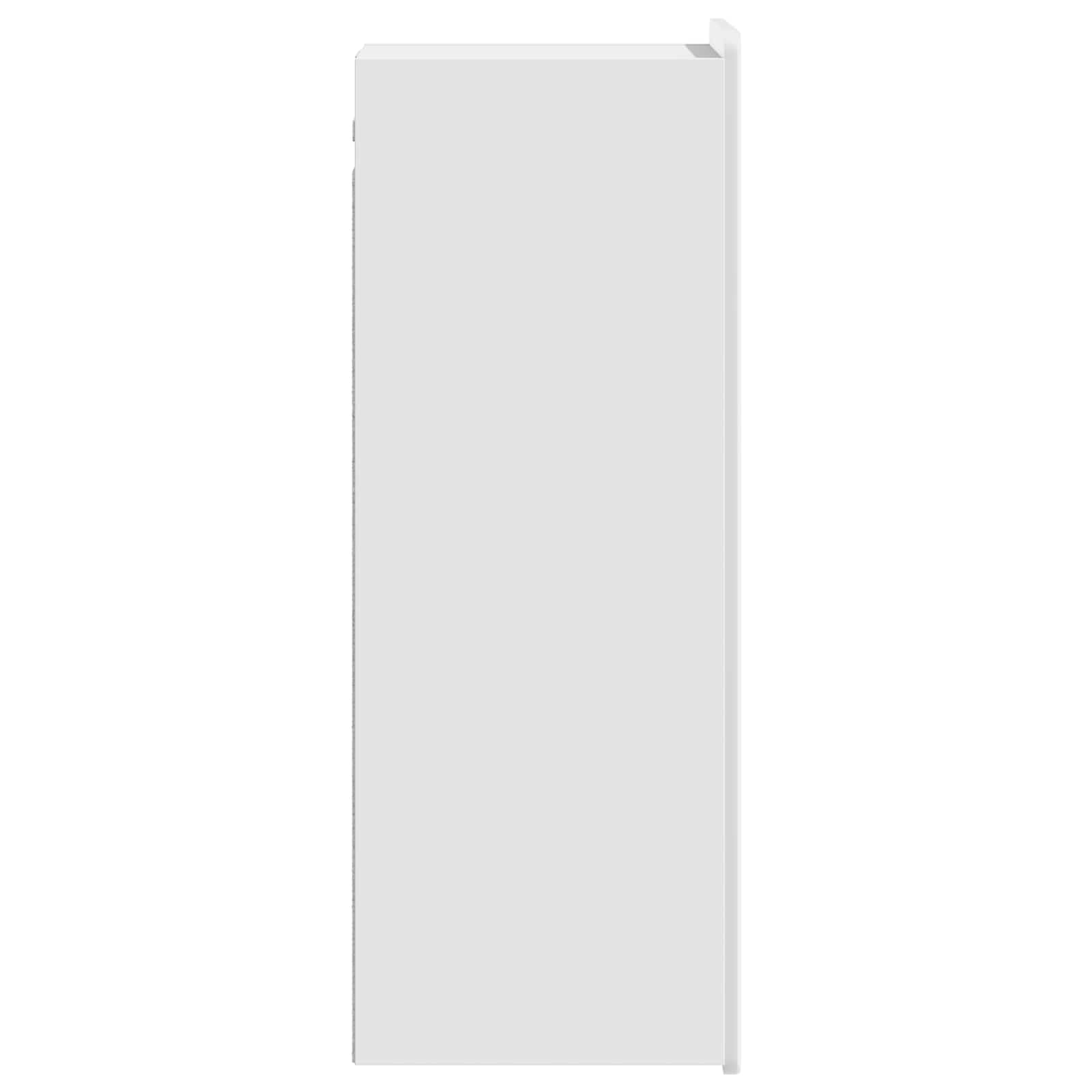 vidaXL Wall-Mounted Cabinet High Gloss White 33 x 34.5 x 94 cm 5
