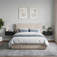 vidaXL Wall-Mounted Bedside Cabinet 49 x 34.5 x 24 cm