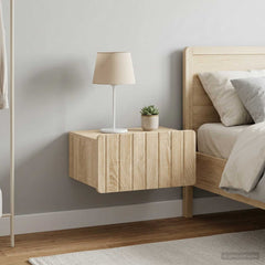 vidaXL Wall-Mounted Bedside Cabinet 2 pcs Sonoma Oak 49 x 34.5 x 24 cm 4