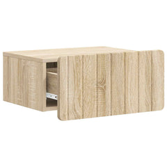 vidaXL Wall-Mounted Bedside Cabinet 2 pcs Sonoma Oak 49 x 34.5 x 24 cm 6