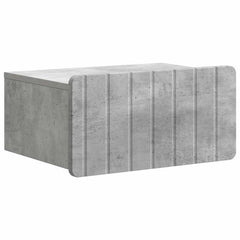 vidaXL Wall-Mounted Bedside Cabinet 2 pcs Concrete Grey 5