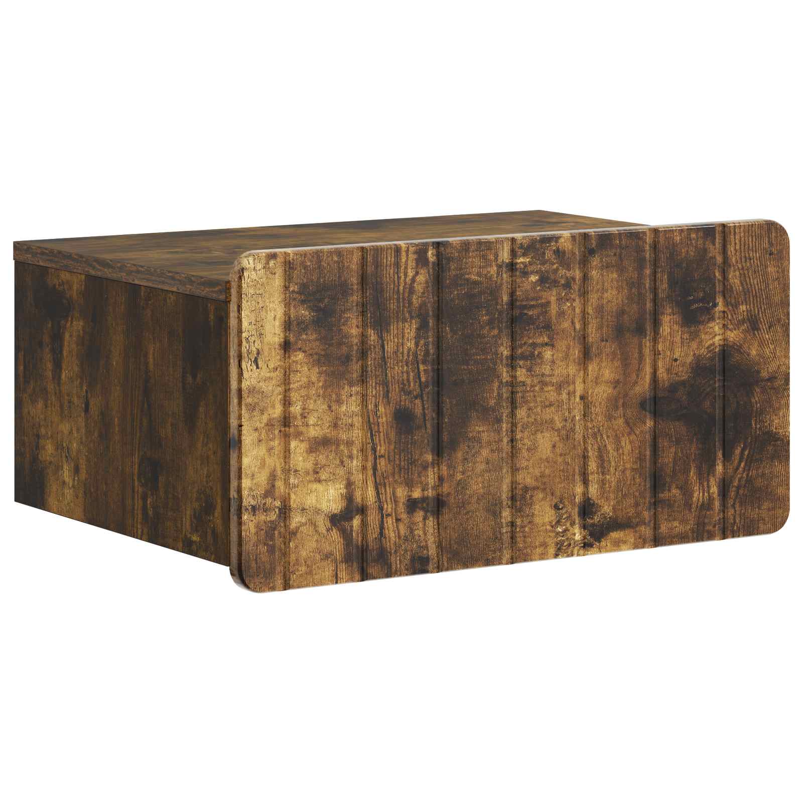 vidaXL Wall-Mounted Bedside Cabinet 2 pcs Smoked Oak 49 x 34.5 x 24 cm 5