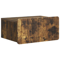 vidaXL Wall-Mounted Bedside Cabinet 2 pcs Smoked Oak 49 x 34.5 x 24 cm 5