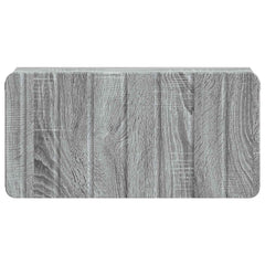 vidaXL Wall-Mounted Bedside Cabinet Grey Sonoma 49 x 34.5 x 24 cm 5