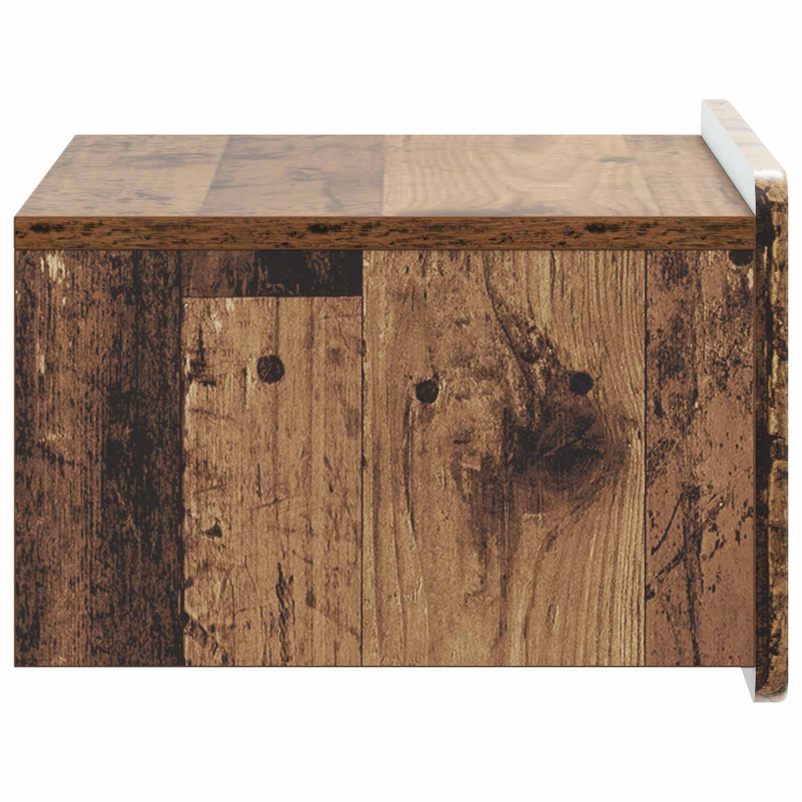 vidaXL Wall-Mounted Bedside Cabinet Old Wood 49 x 34.5 x 24 cm 6