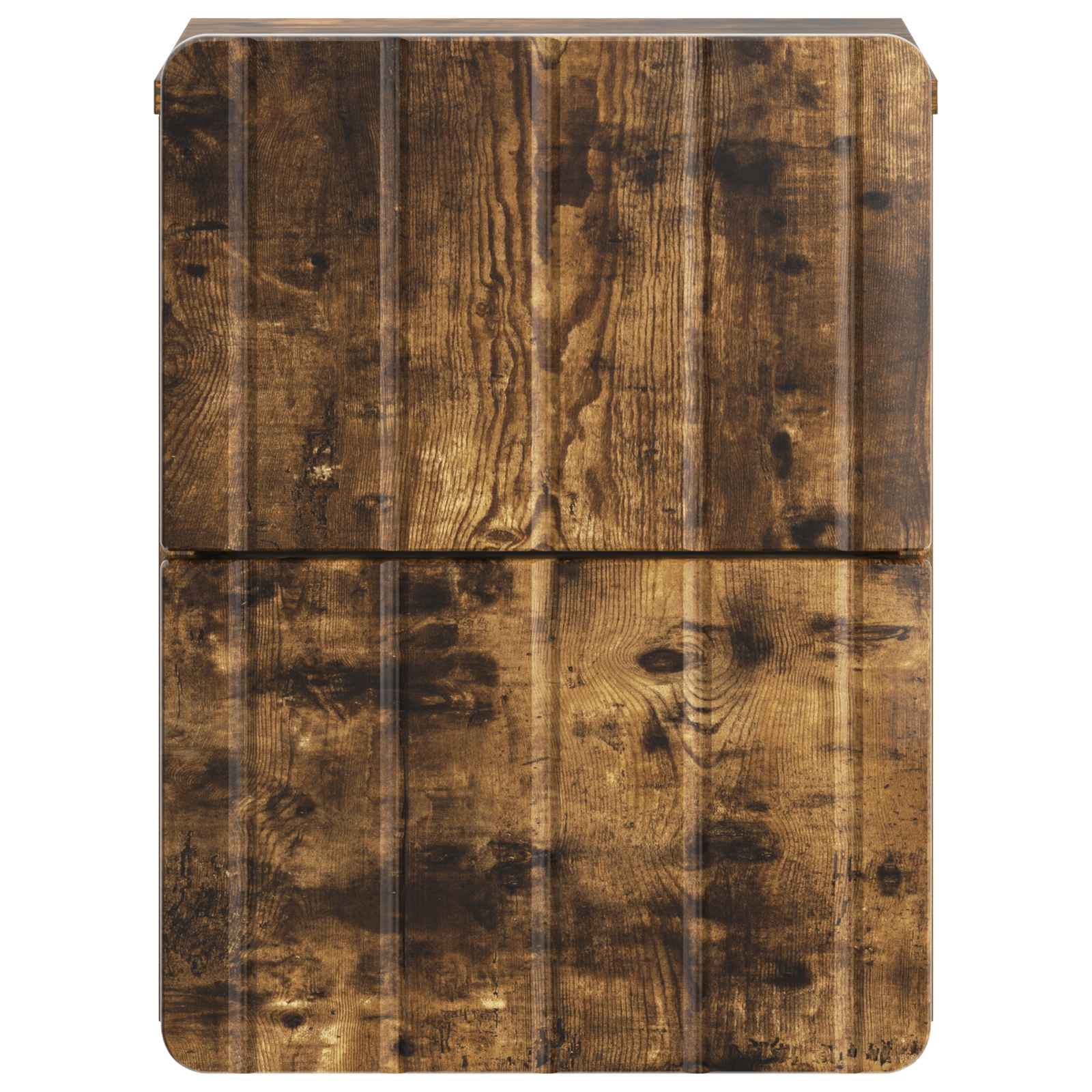 vidaXL Wall-Mounted Bedside Cabinet Smoked Oak 33 x 34.5 x 43 cm 5