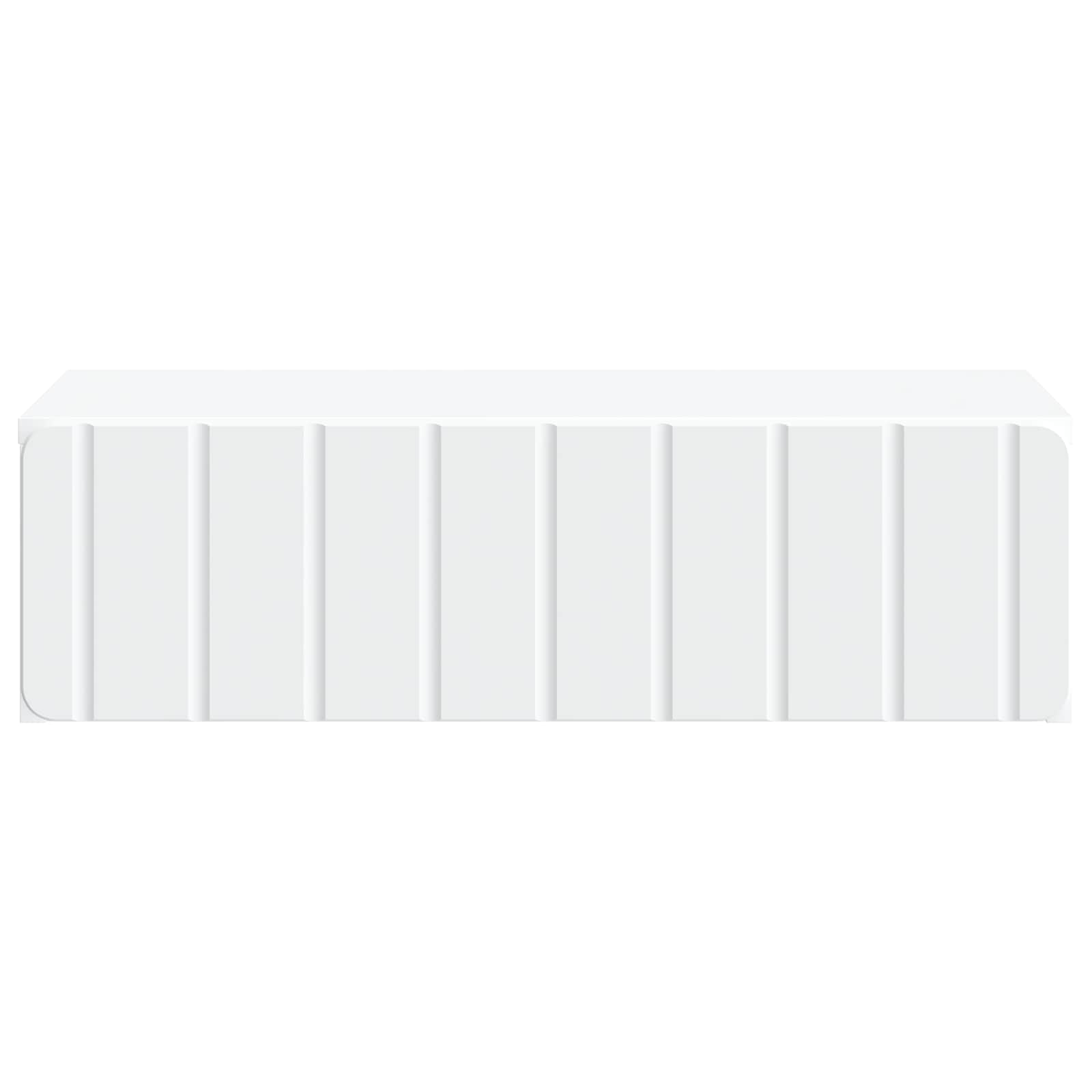 vidaXL Wall-Mounted Side Table White 59 x 34.5 x 17 cm Engineered Wood 5