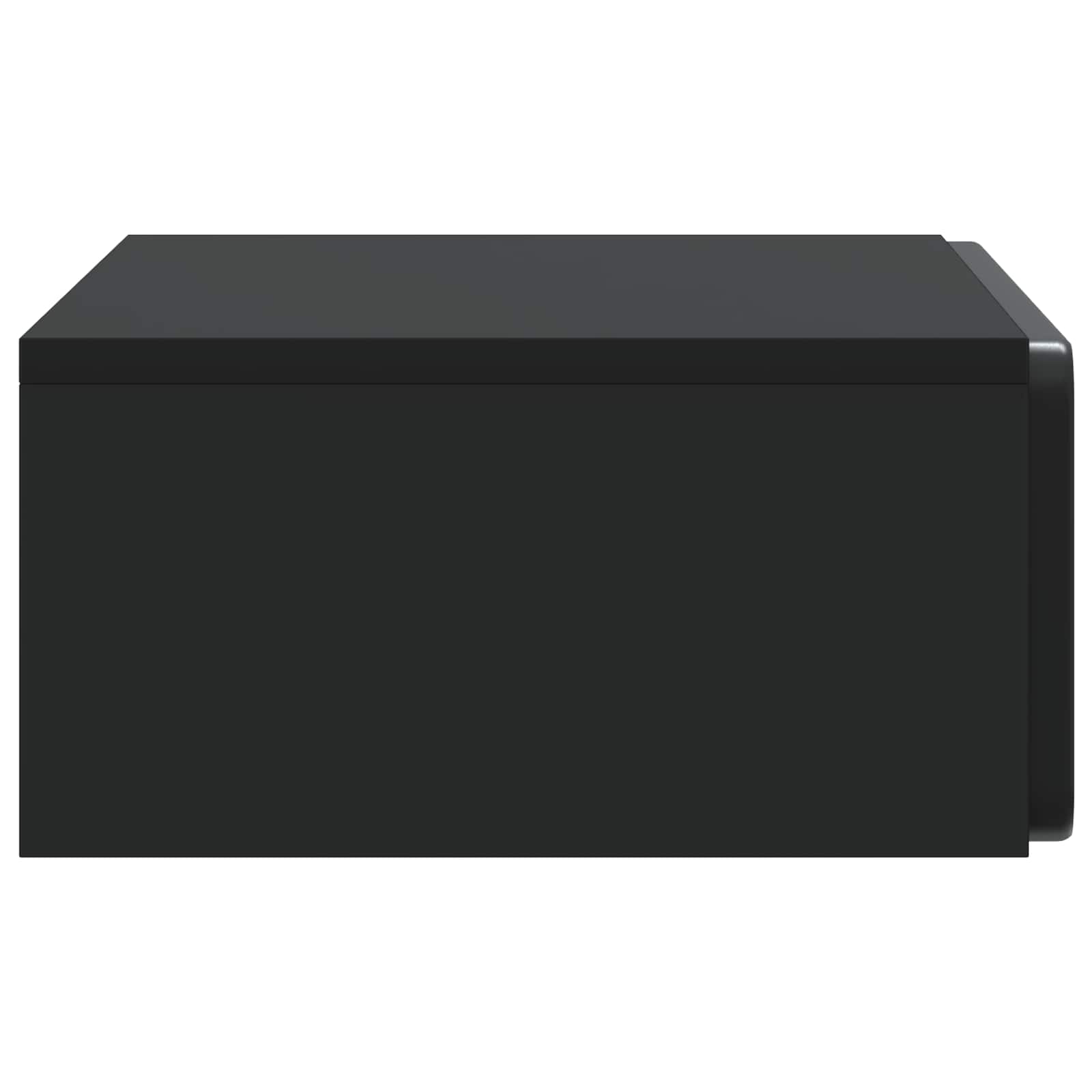 vidaXL Wall-Mounted Side Table Black 59 x 34.5 x 17 cm Engineered Wood 6