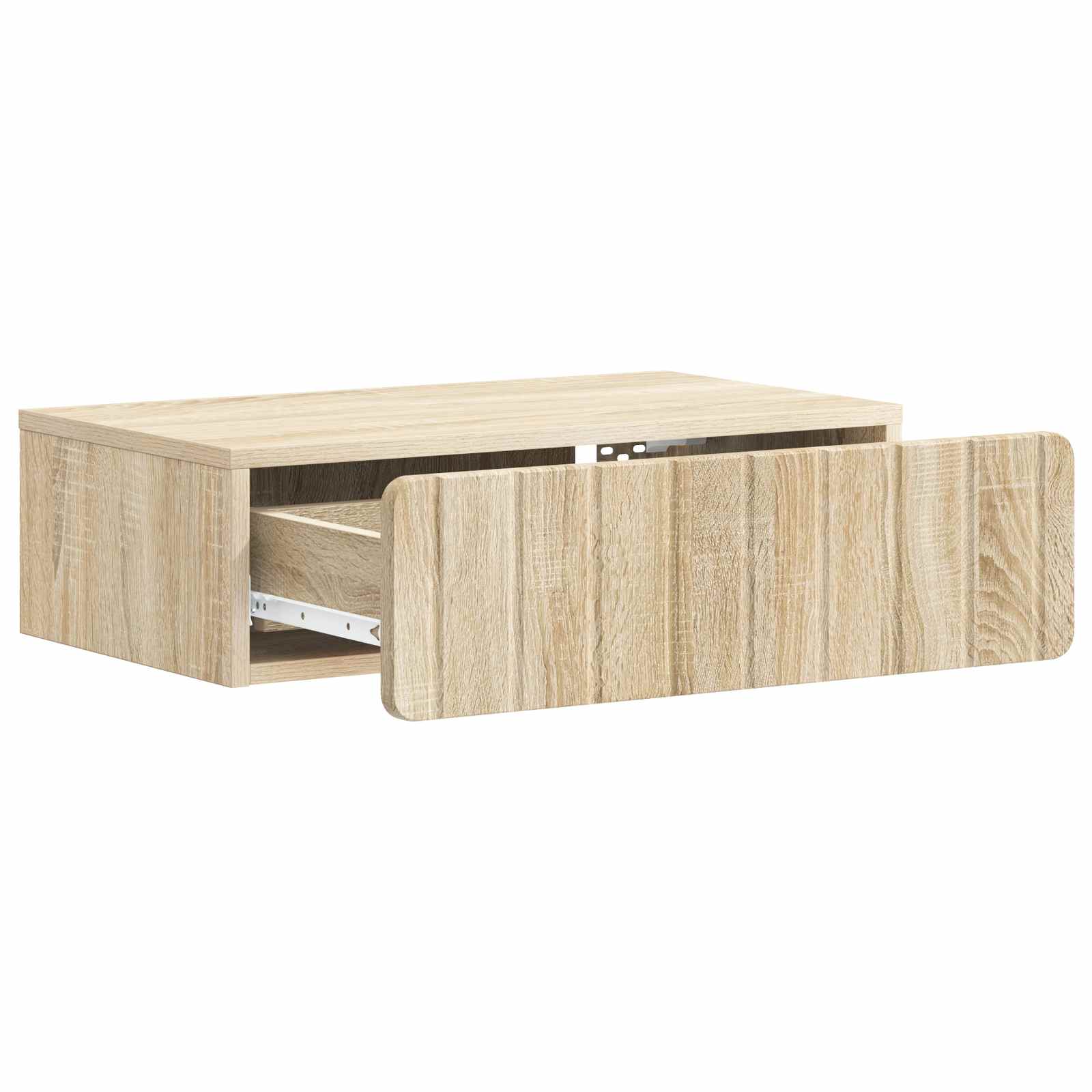 vidaXL Wall-Mounted Side Table Sonoma Oak 59 x 34.5 x 17 cm 4