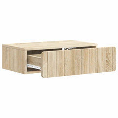 vidaXL Wall-Mounted Side Table Sonoma Oak 59 x 34.5 x 17 cm 4