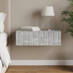 vidaXL Wall-Mounted Side Table Concrete Grey 59 x 34.5 x 17 cm 1