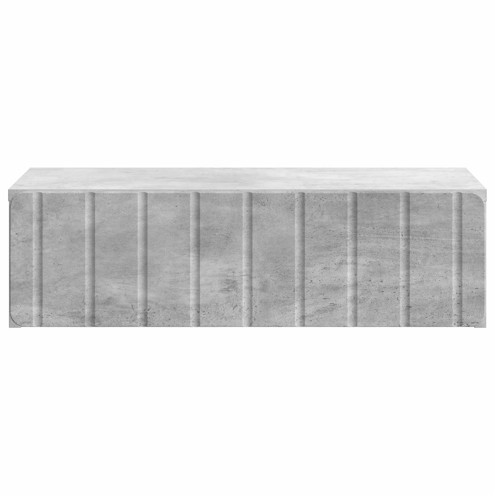 vidaXL Wall-Mounted Side Table Concrete Grey 59 x 34.5 x 17 cm 5