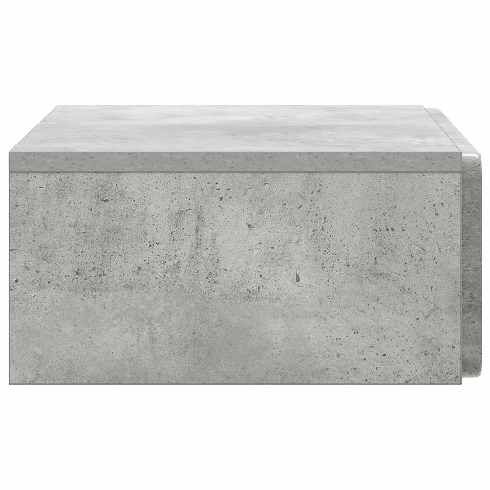vidaXL Wall-Mounted Side Table Concrete Grey 59 x 34.5 x 17 cm 6