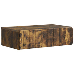 vidaXL Wall-Mounted Side Table Smoked Oak 59 x 34.5 x 17 cm 2