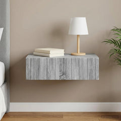 vidaXL Wall-Mounted Side Table Grey Sonoma 59 x 34.5 x 17 cm 1